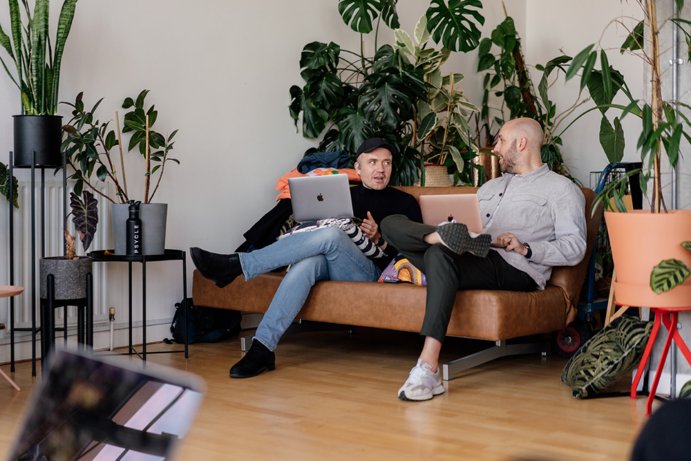 the rec hub team at work